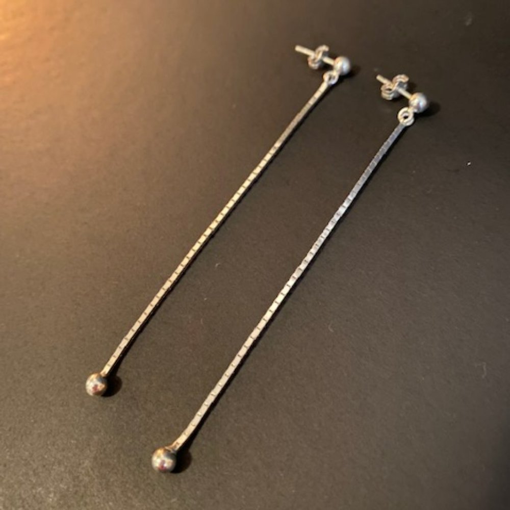 Silver Chain Earrings